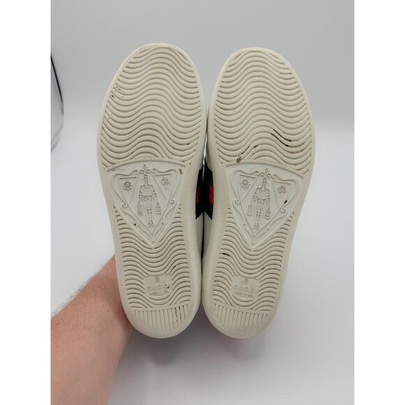Gucci New Ace Bee Embroidered Sneakers - Picture 10 of 11